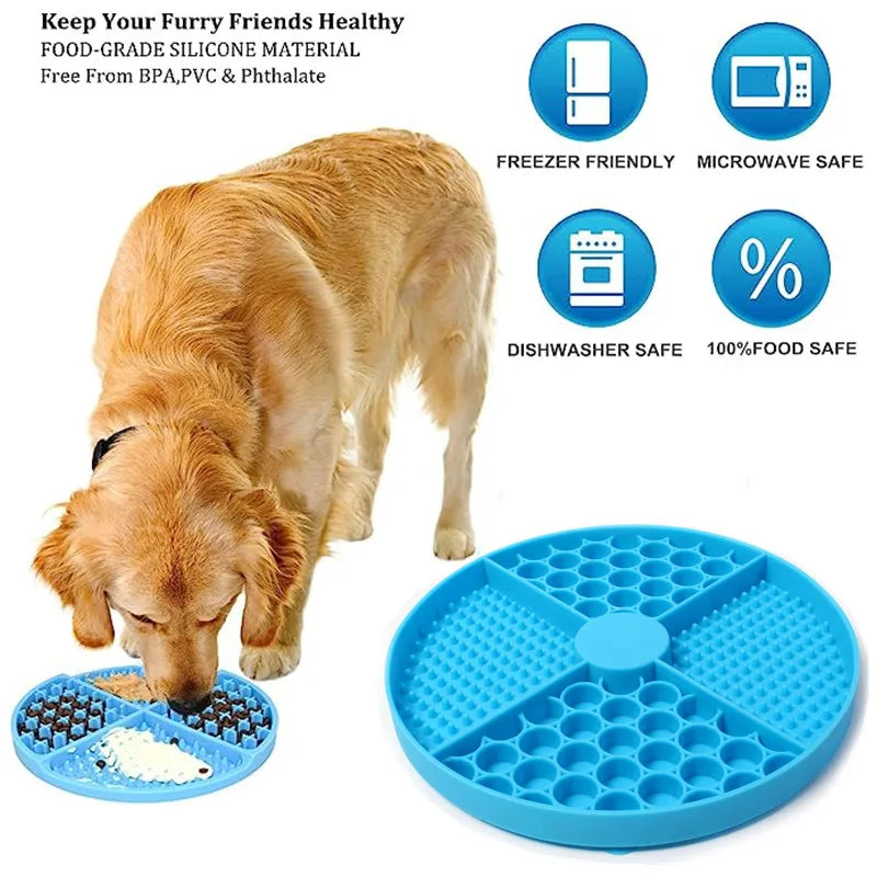 Silicone Licking Mat β Slow Feeder for Cats & Dogs