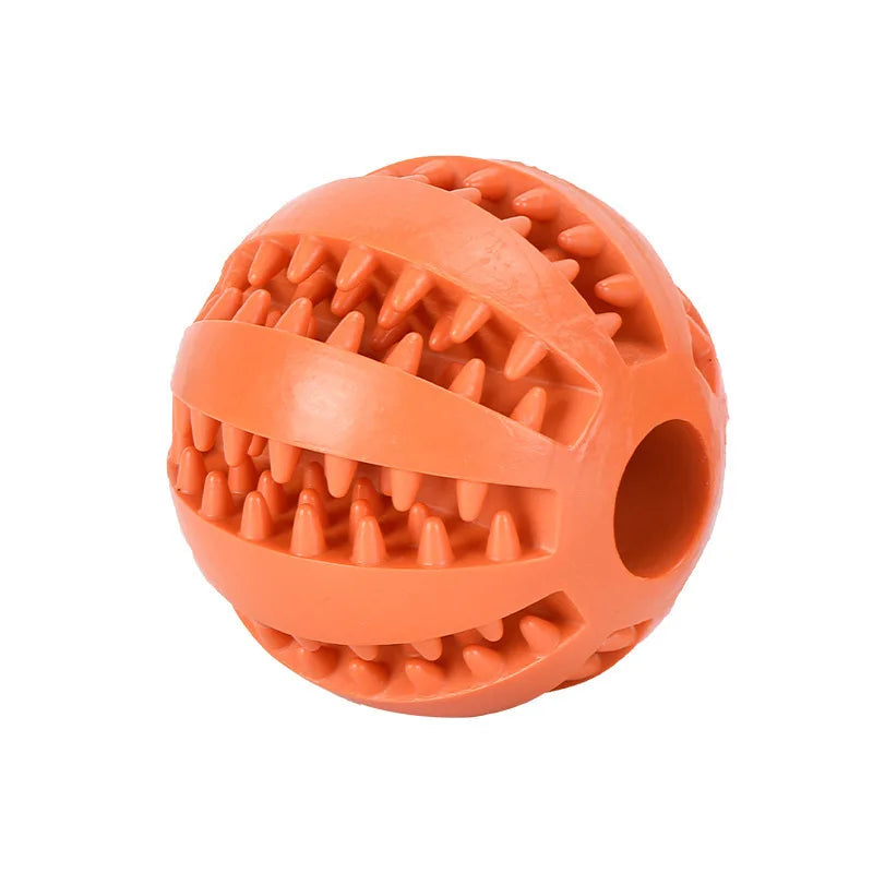 Interactive Rubber Dog Toy Ball – Chew, Treat Feeder & Tooth Cleaning