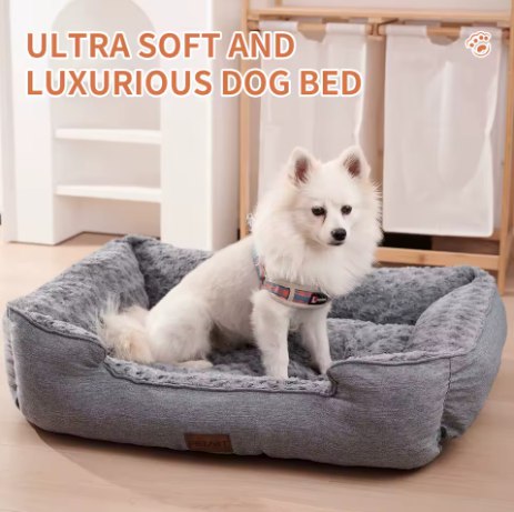 Orthopedic Dog Bed โ Thick, Calming, Deep Sleep Sofa