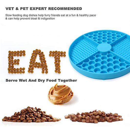 Silicone Licking Mat – Slow Feeder for Cats & Dogs